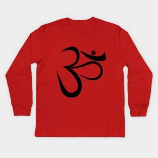 Mantra...Aun Kids Long Sleeve T-Shirt